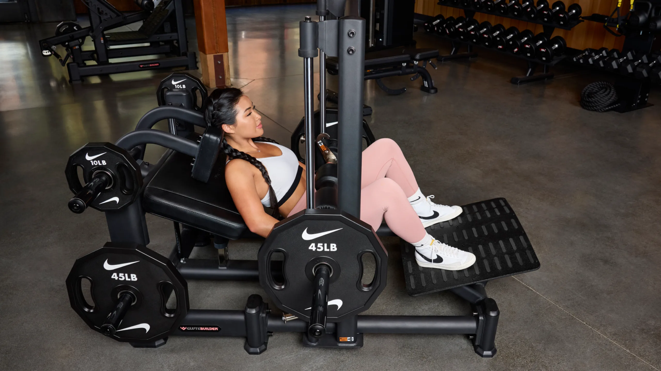 Glutebuilder Hip Thrust Elite, Exerciser, Nike Weight, Facility