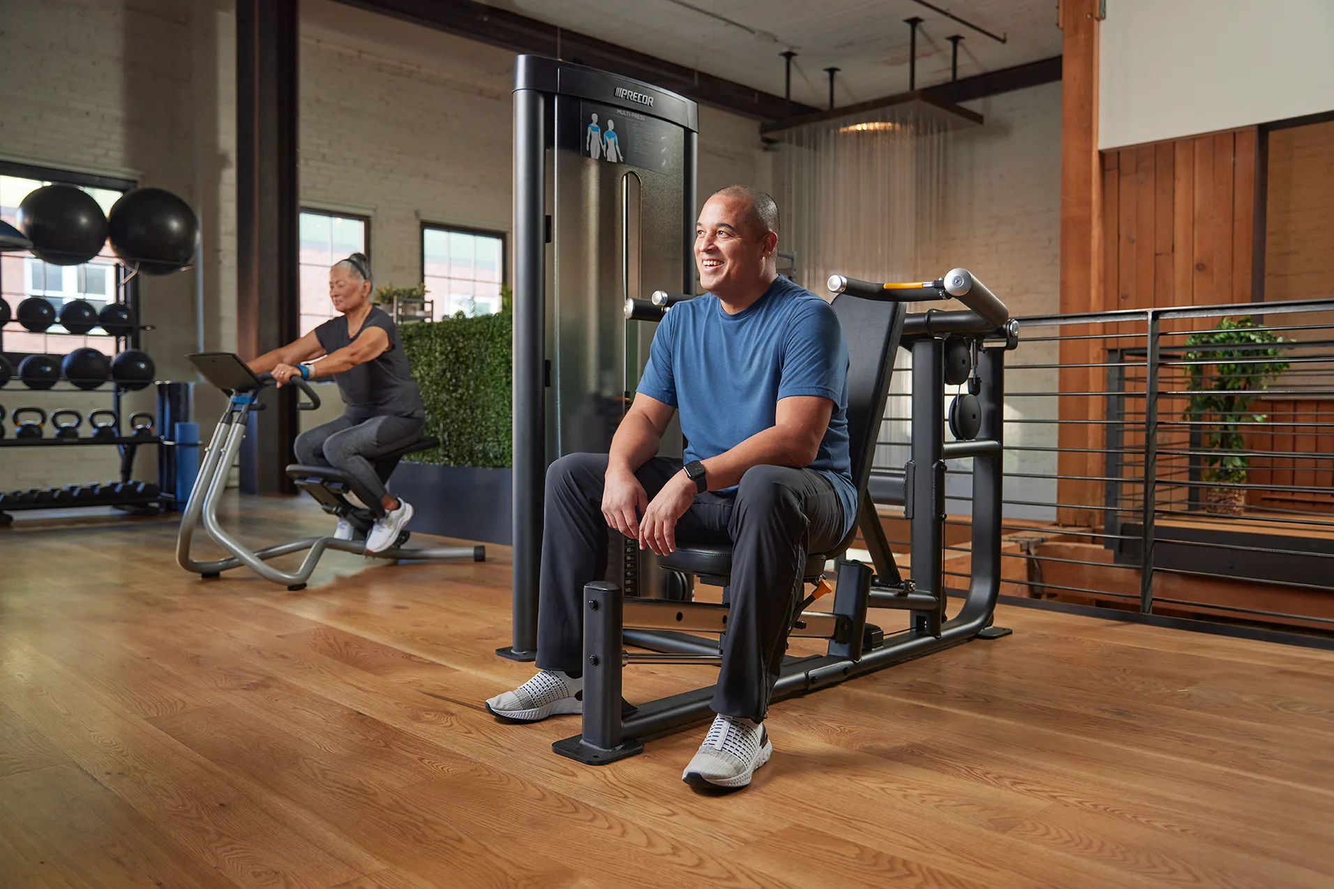 VSL Multipress Person Sitting